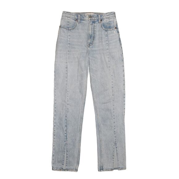 ABERCROMBIE & FITCH $79 The 90's Straight Ultra High Rise Jean Size 27 - Picture 1 of 3